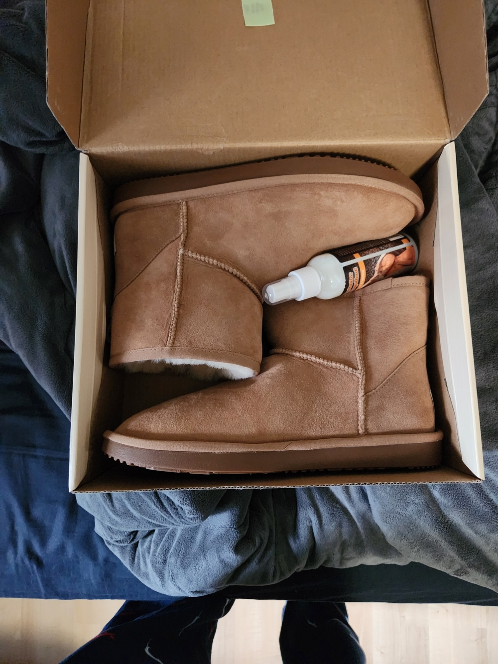 UGG Chestnut Shearling-Lined Boot